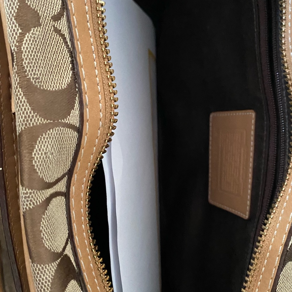 Authentic Monogram Coach Purse - Picture 3 of 6